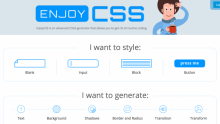 موقع لتصميم أشكال وتعديلها للحصول على كود CSS الخاص بها